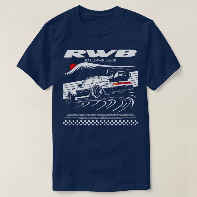 RWB toppen silhuotte TShirt T Shirt (Design framsida)