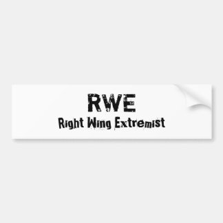 RWE right wingextremist Bildekal