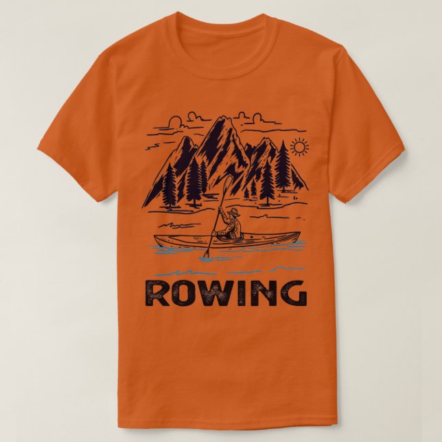 Rwing Älskare T Shirt (Design framsida)