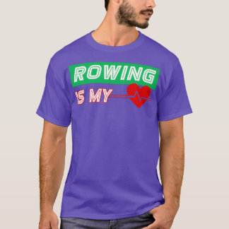 Rwing är min hjärtslag Ljuny jul Va T Shirt