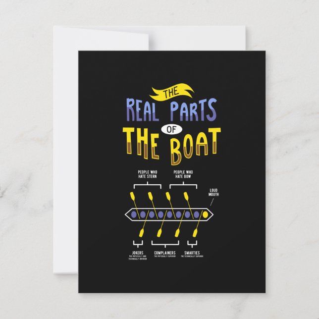 Rwing Boat Kort (Framsida)