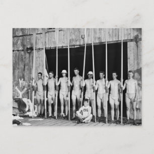 Rwing Crew, 1916 Vykort