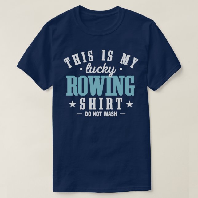 Rwing Lucky Coola Funny Rwing Rower Klubb Team Quo T Shirt (Design framsida)