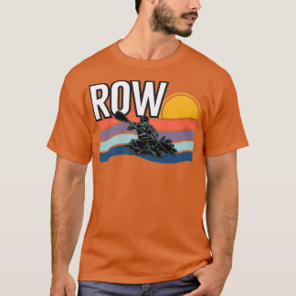 Rwing Paddling Älskare Boat Rower Squad Team Kayak T Shirt