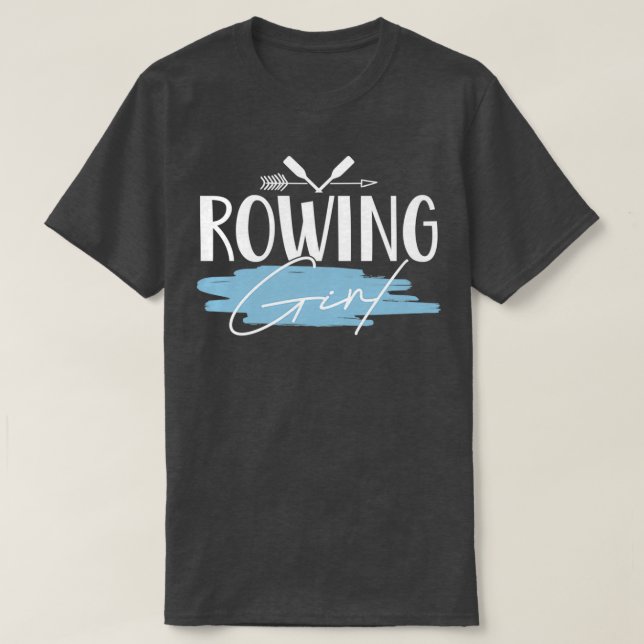 Rwing Rower Girl T Shirt (Design framsida)