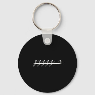 Rwing Skeleton Row Boats Paddle Coxswain Hallowee Nyckelring