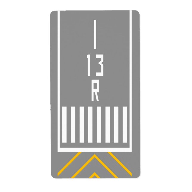 RWY-tröskel 13R Fraktsedel (Framsidan)