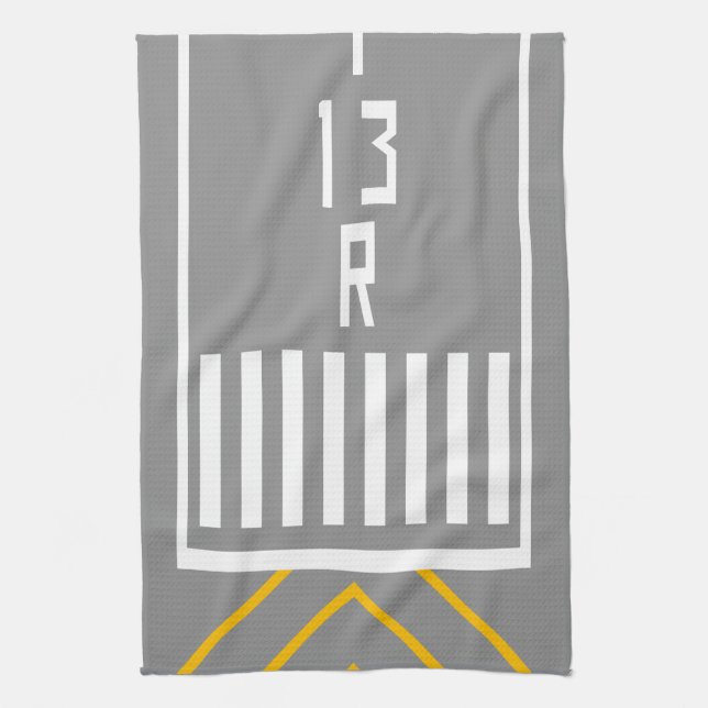 RWY-tröskel 13R Kökshandduk (Vertikal)