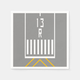 RWY Tröskel 13R Pappersservett