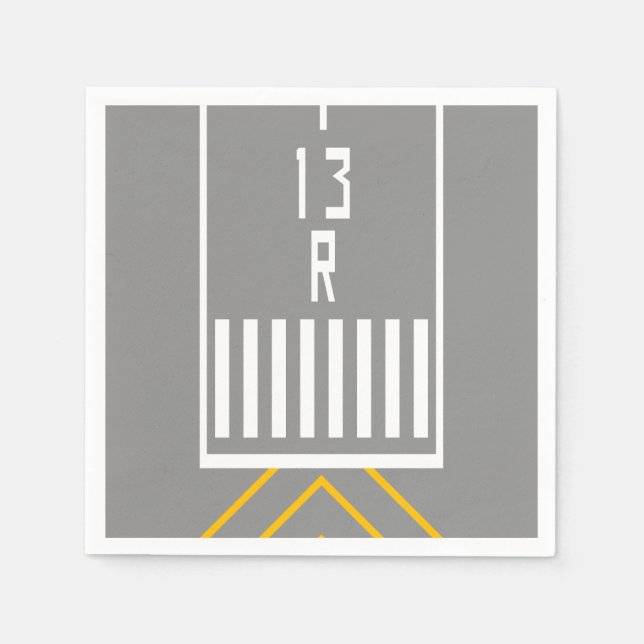 RWY Tröskel 13R Pappersservett (Framsidan)