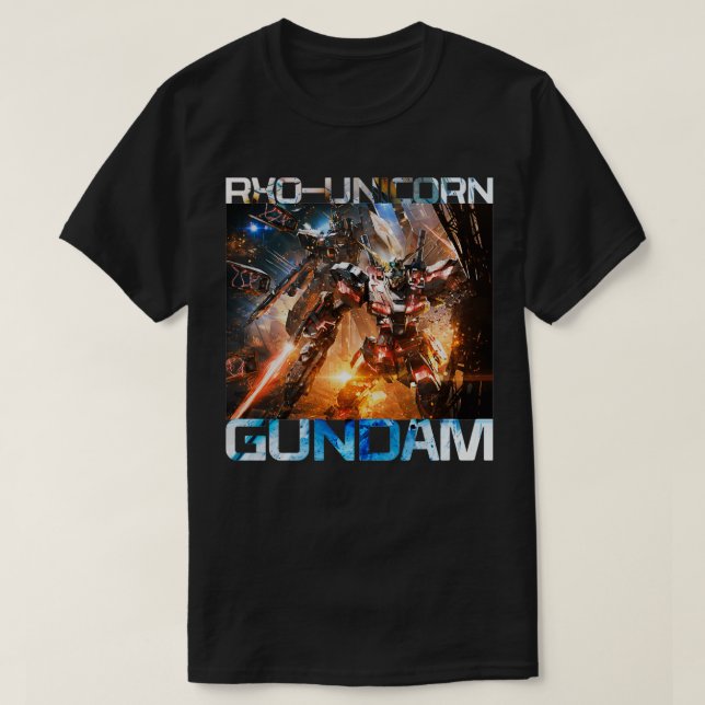 RX0 Unicorn Gundam T Shirt (Design framsida)