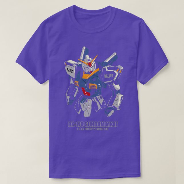 RX178 Gundam MK T Shirt (Design framsida)