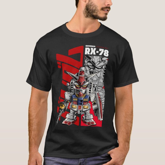 Rx78 Gundam T Shirt (Framsida)