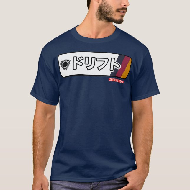 RX7 RX8 Vintage Drift T Shirt (Framsida)