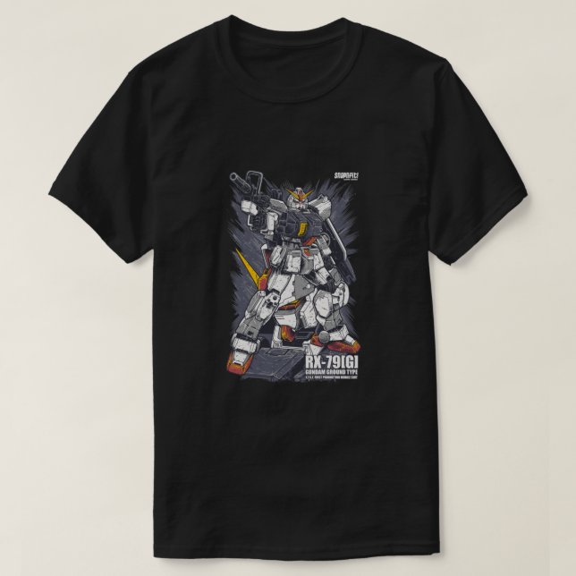 RX 79 G Gundam Essential T Shirt (Design framsida)