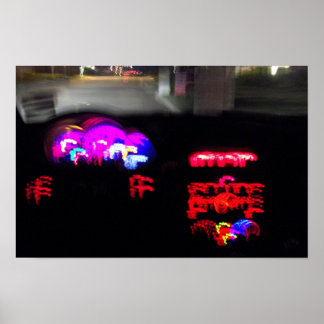 RX-8 på natten Poster