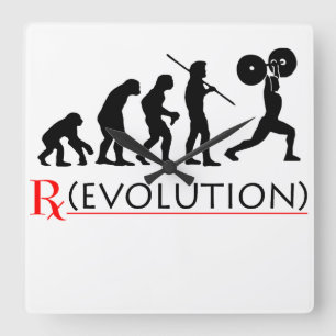 RX - Evolution kartlägger "elit som den kondition Fyrkantig Klocka