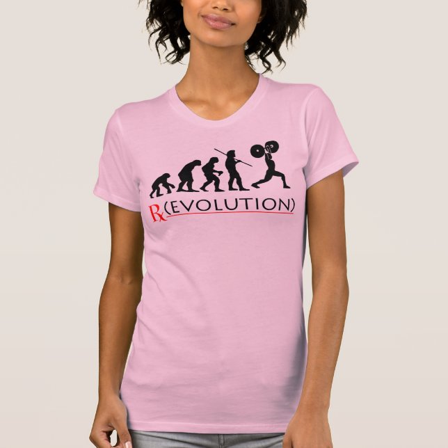 Rx evolution kartlägger kvinna T-tröja Tee Shirt (Framsida)