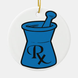 RX-Logotyp Julgransprydnad Keramik