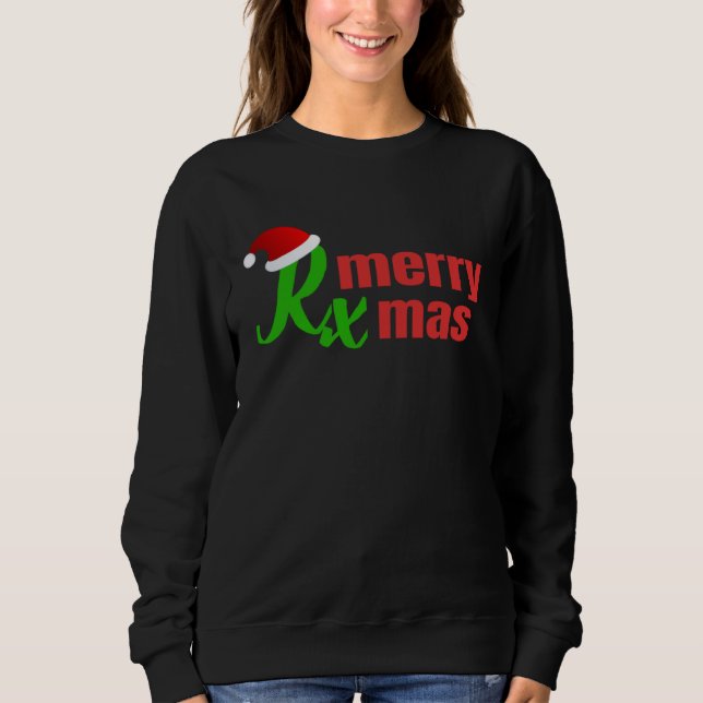 RX Pharmacy Christmas T Shirt (Framsida)