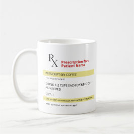 RX Prescription Coffee Mugg Doktor Mugg eller Nurs