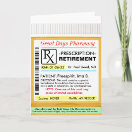 RX-recept för Pension Kort