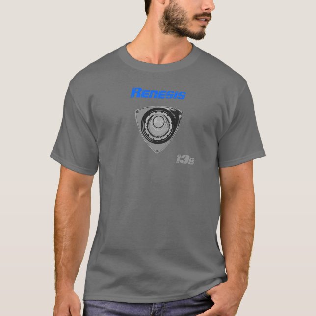 rx rx8 mazda för roterande motor t-shirt (Framsida)