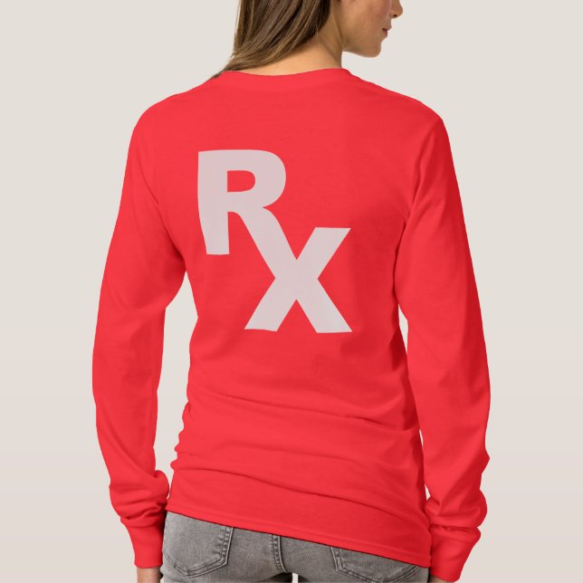 RX - vit T-shirt (Baksida)