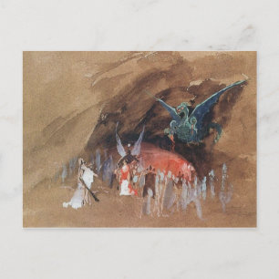 Ryabushkin Drakarnas Grotta Vykort