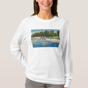 Ryalls badningstranden på Saratoga sjön beskåda T Shirt