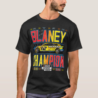 Ryan Blaney 2023 Nascar-Kopp-serien Champion T Shirt