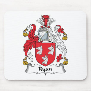 Ryan familjvapensköld musmatta