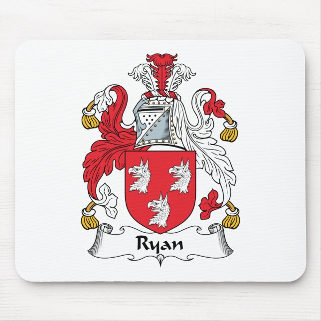 Ryan familjvapensköld musmatta (Framsidan)