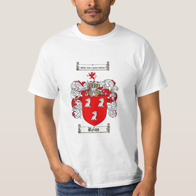 Ryan familjvapensköld - Ryan vapensköld T-shirt (Framsida)