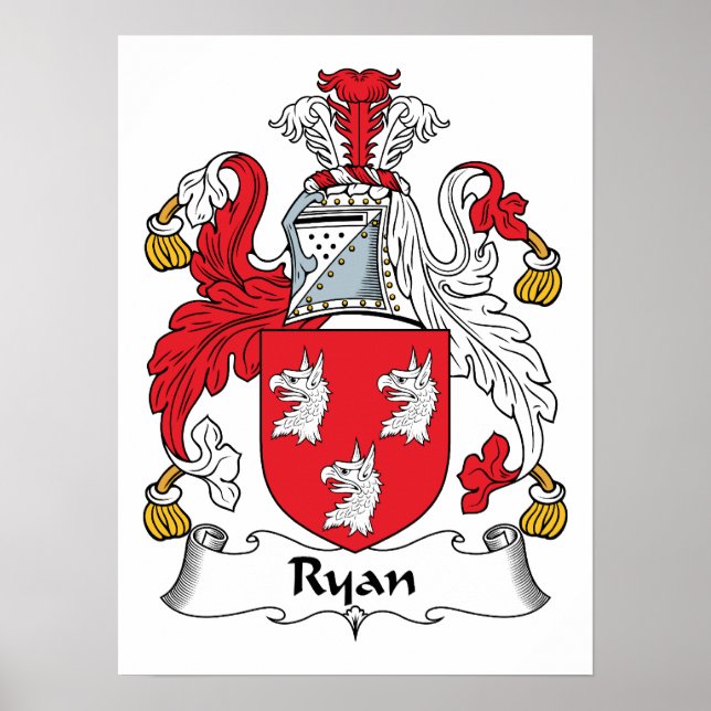 Ryan Family Crest Poster (Framsidan)
