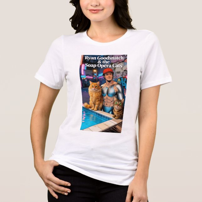 Ryan Goodsnatch & Soap Opera Cats T Shirt (Framsida)