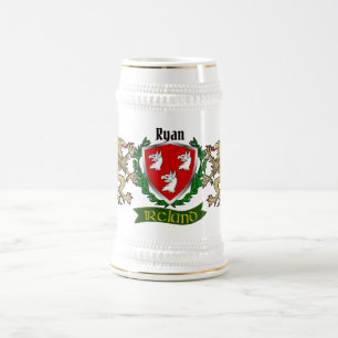Ryan Irish Shield Beer Stein Sejdel