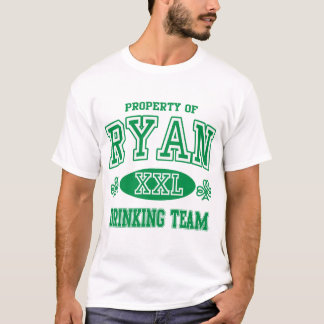 Ryan irländskt dricka lag tee