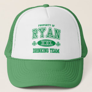 Ryan irländskt dricka lag truckerkeps