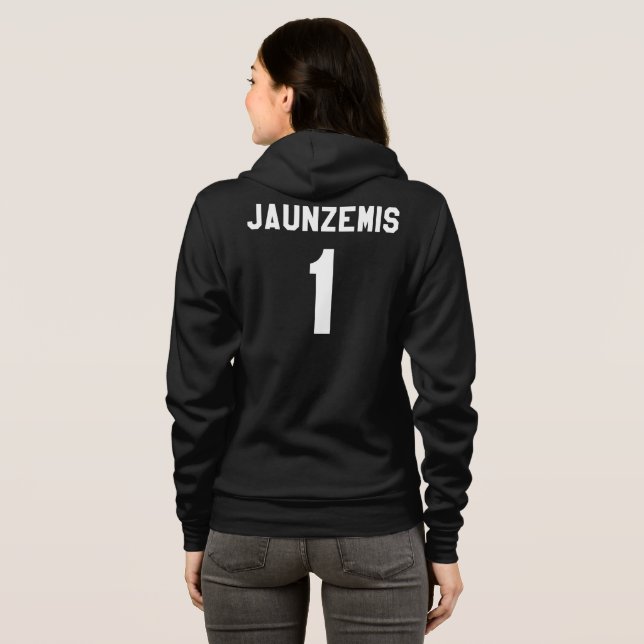 RYAN JAUNZEMIS #1 Sport-Jersey stilFullt-Vinande T Shirt (Hel baksida)