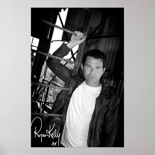 Ryan Kelly Music - Poster "signed" - Ladder (Framsidan)