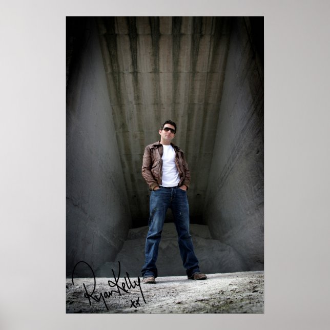 Ryan Kelly Music - Poster "signed" - Warehouse (Framsidan)
