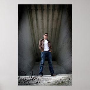 Ryan Kelly musik - affisch "undertecknade" - lager