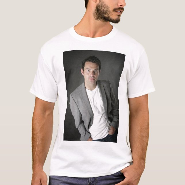 Ryan Kelly musik - grundläggande Tshirtvit - grå Tee (Framsida)