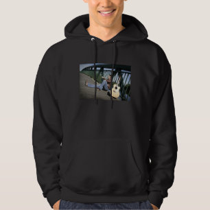 Ryan Kelly musik - Hoodiesvart - gitarr Sweatshirt
