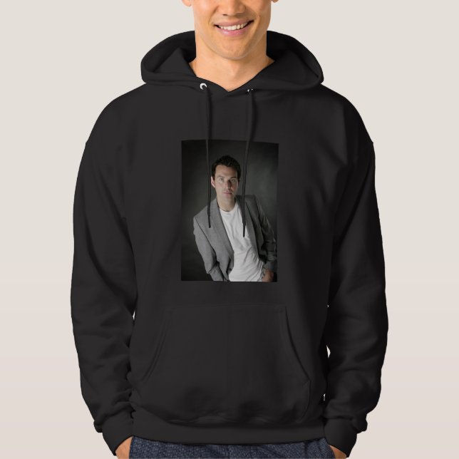 Ryan Kelly musik - Hoodiesvart - grå färg Hoodie (Framsida)