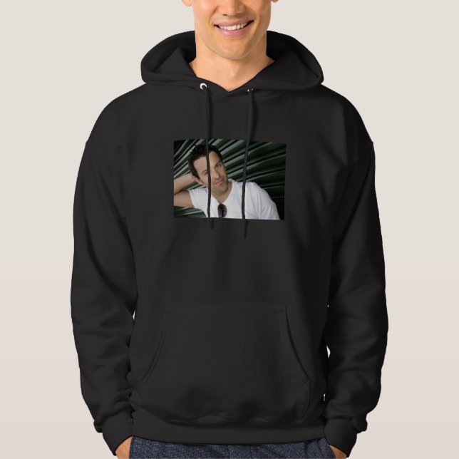 Ryan Kelly musik - Hoodiesvart - grönt Sweatshirt Med Luva (Framsida)