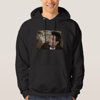 Ryan Kelly musik - Hoodiesvart - läderjacka Sweatshirt Med Luva
