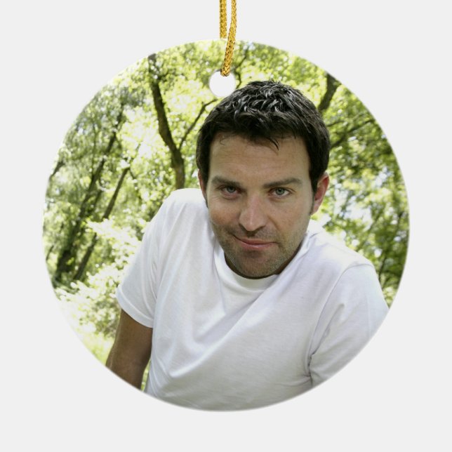 Ryan Kelly musik - prydnad - gröna träd Julgransprydnad Keramik (Framsidan)