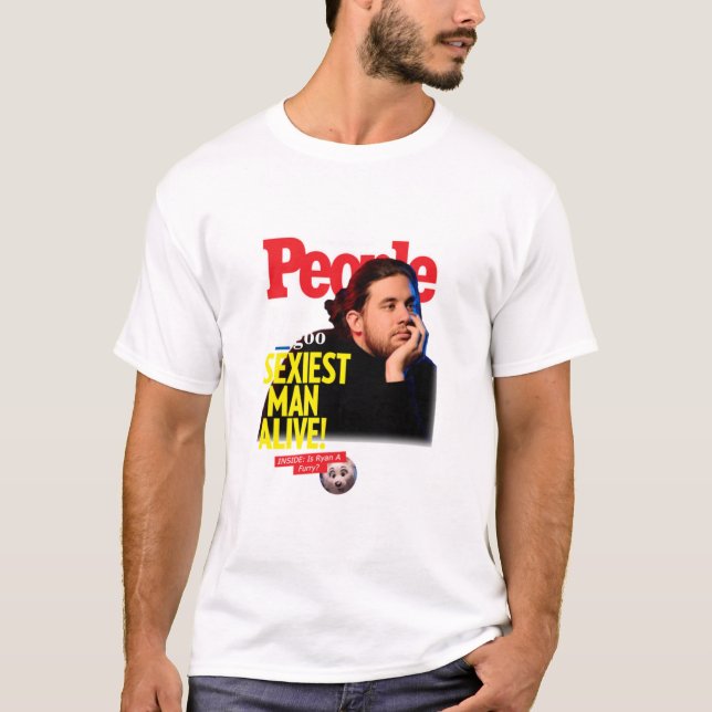 Ryan Magee Sexiest man live COO of Supermega  T Shirt (Framsida)